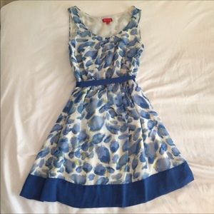 SOLD - Elle Blue Spring Garden Dress